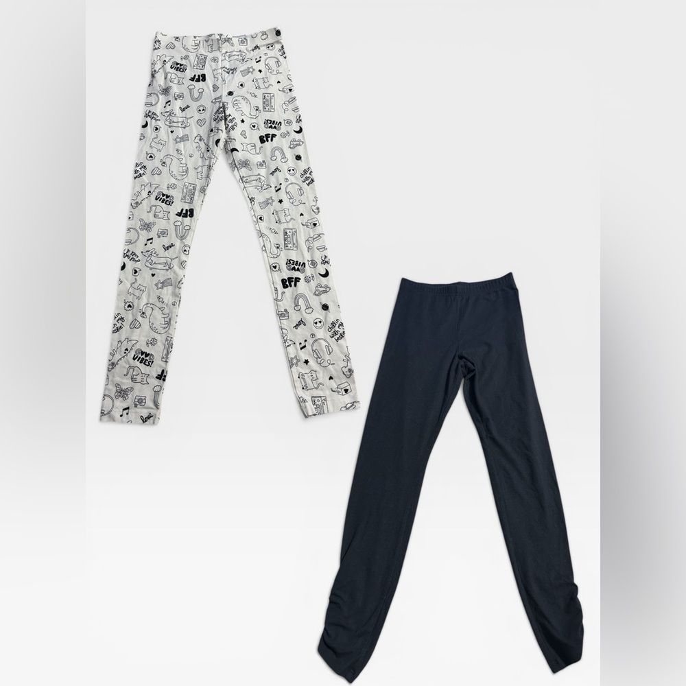 5 for $25🔥Old Navy/ Wonder Nation Set of‎ 2 Leggings Girls Large (10-12)
